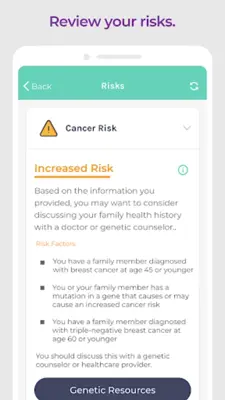 FamGenix Family Health History android App screenshot 0