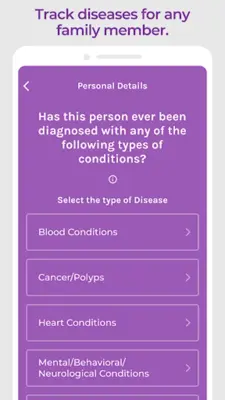 FamGenix Family Health History android App screenshot 1